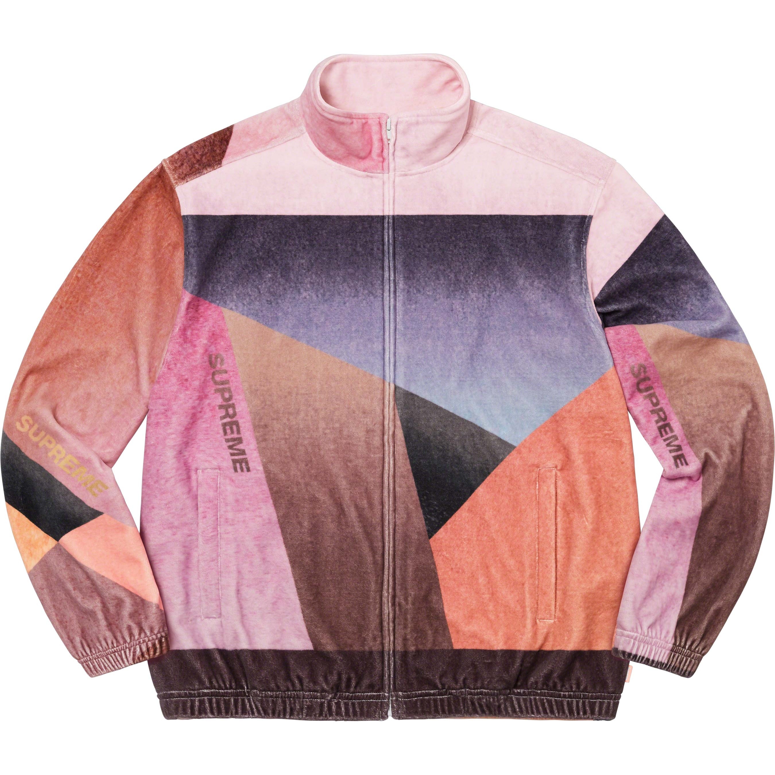 Geo Velour Track Jacket view 4